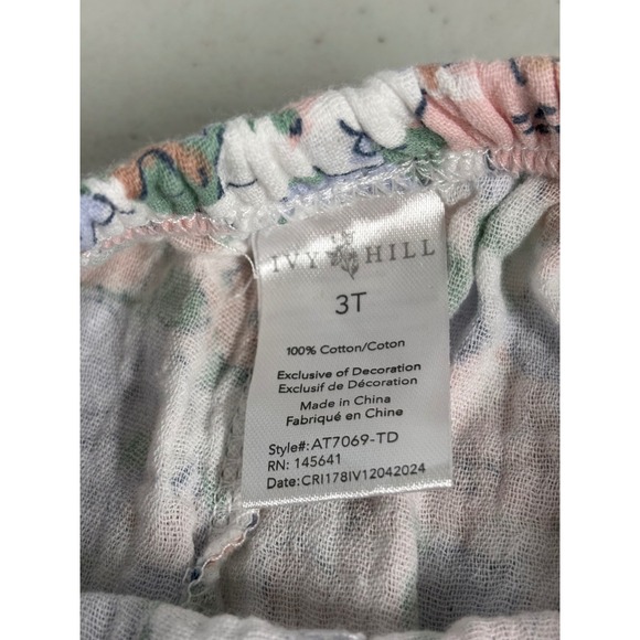 Btween Girls 3T 2 outifts - Tank Top/long pants & floral shorts set - Picture 10 of 10